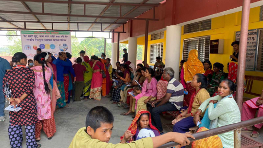 धनगढीको स्वस्तिक अस्पतालले गर्‍यो कृष्णपुरमा निःशुल्क स्वास्थ्य शिविर